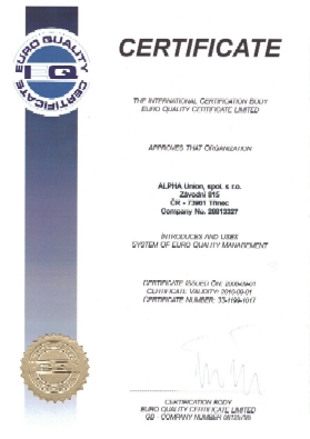Mezinárodní certifikát kvality